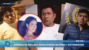 Jennifer Pereda, excandidata a Miss Nuevo Chimbote, fue vinculada a una organización criminal - Foto y video: América Noticias