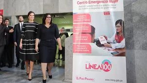 Reina de España visitó el ministerio de la Mujer. Foto: MIMP