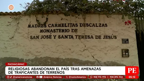 Religiosas abandonan Manchay tras amenazas de traficantes. Foto: América Noticias