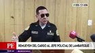 Remueven del cargo a jefe policial de Lambayeque