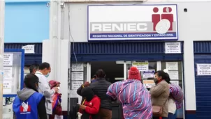 Reniec atenderá el 26 y 27 de diciembre en todo el país. Foto: Andina