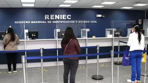 Reniec atiende durante el feriado en tres agencias de Lima para trámites y entrega de DNI,/ Video: Canal N