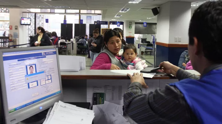 Reniec, Registro Nacional de Identificación y Estado Civil. Foto: Andina Reniec, Registro Nacional de Identificación y Estado Civil. Foto: Andina