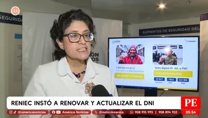 Reniec instó a renovar y actualizar en DNI. Foto y video: América Noticias