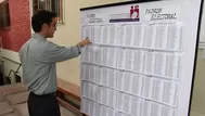 Reniec publicó padrón inicial para regionales y municipales