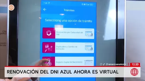 Reniec habilita renovación virtual del DNI azul por DNI electrónico 3.0/ América Noticias Reniec habilita renovación virtual del DNI azul por DNI electrónico 3.0/ América Noticias