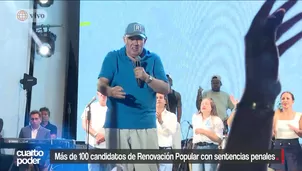 Pese al discurso de mano dura contra la delincuencia de Rafael López Aliaga, Renovación Popular postula a más de 100 candidatos con condenas judiciales por homicidio calificado, violación sexual a menores, tráfico de drogas y corrupción. Video: Cuarto Poder