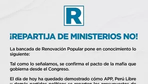 Foto: Renovación Popular -Video: Canal N
