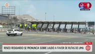 Renzo Reggiardo sobre arbitraje contra Municipalidad de Lima: “Seguimos firmes en nuestras pretensiones”