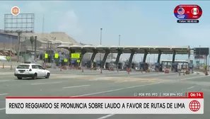 El alcalde de Lima, Renzo Reggiardo, se pronunció sobre el nuevo fallo arbitral relacionado con Rutas de Lima y sostuvo que la Municipalidad Metropolitana de Lima mantiene su posición frente al proceso y continuará defendiendo sus pretensiones./ Video: Canal N
