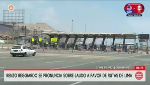 El alcalde de Lima, Renzo Reggiardo, se pronunció sobre el nuevo fallo arbitral relacionado con Rutas de Lima y sostuvo que la Municipalidad Metropolitana de Lima mantiene su posición frente al proceso y continuará defendiendo sus pretensiones./ Video: Canal N