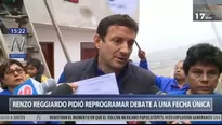 Renzo Reggiardo dio declaraciones desde Villa El Salvador. Foto: Canal N. 