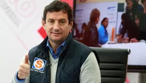 Renzo Reggiardo, candidato a la alcaldía de Lima. Foto: Agencia Andina 