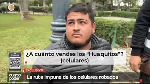 La ruta impune de los celulares robados 