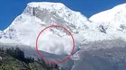 Reportan avalancha en el pico norte del nevado Huascarán