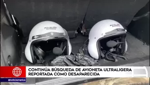 Continúa búsqueda de ocupantes de avioneta ultraligera. 