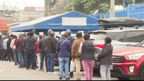 Canal N llegó a la zona y registró a los usuarios haciendo cola por alrededor de dos cuadras. / Video: Canal N