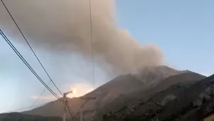 Reportan nuevas explosiones en volcán Ubinas | Video: Canal N