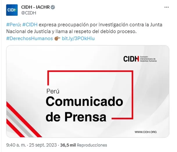 Foto: @CIDH