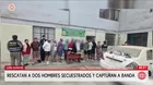 Rescatan a dos secuestrados y caen 17 delincuentes en Los Olivos