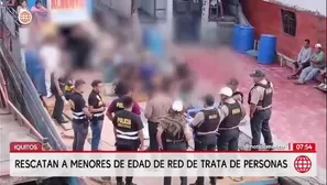 Rescatan a menores víctimas de trata en puerto de Iquitos/ América Noticias