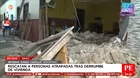 Rescatan a niña tras derrumbe de vivienda antigua en el Rímac