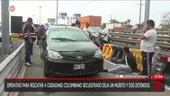 Rescate de secuestrado dejó un muerto y dos detenidos