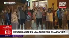 Un restaurante fue asaltado por cuarta vez en SMP