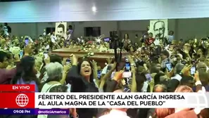 Los restos del expresidente Alan García Pérez