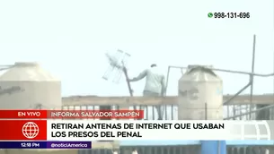 Presos usaban internet en penales. Foto y video: América Noticias