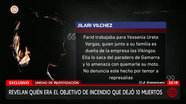 Captura: América Noticias Captura: América Noticias