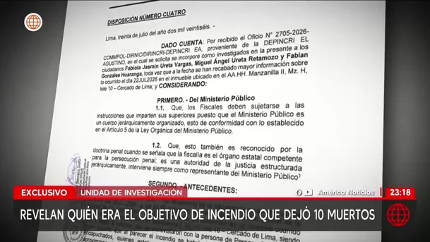 Captura: América Noticias Captura: América Noticias