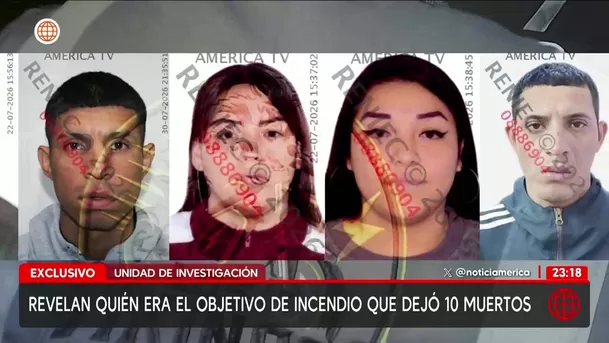 Captura: América Noticias Captura: América Noticias