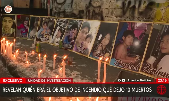 Tragedia en Lima: Revelan que el objetivo del incendio que mató a 10 personas era un mototaxista extorsionado