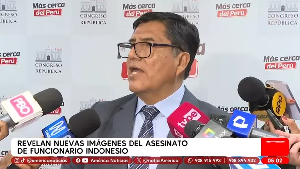 Revelan imágenes del asesinato de funcionario indonesio Zetro Purba en Lince. Foto: América Noticias