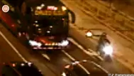 Revelan nuevas imágenes del ataque a bus de Cruz del Sur