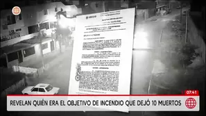 Revelan quién era el objetivo de incendio que dejó 10 muertos/ Unidad de Investigación