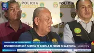 Revoredo respaldó gestión de Arriola en la PNP