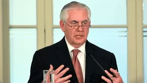 Rex Tillerson. Foto: Andina