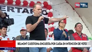 La intención de voto hacia el candidato de Perú Libertario cayó de 10.3% a 8.8% (Foto: Captura América TV)