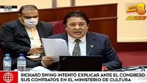 Richard Swing en el Congreso. Video: América