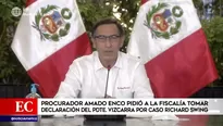 Presidente Martín Vizcarra.