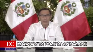 Presidente Martín Vizcarra.