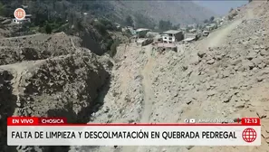 Riesgo en Chosica por falta de descolmatación en quebrada. Foto y video: América Noticias