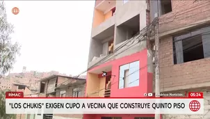 Rímac: Banda Los Chukis exige cupos por construcción de casa. Foto y video: América Noticias