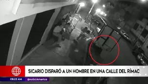 Sicario en el Rímac.