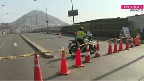 Cierran puente Ricardo Palma en el Rímac. Foto y video: Canal N