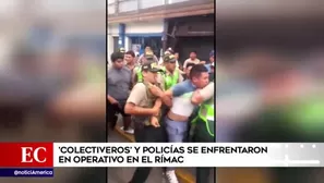 Nuevos problemas entre ‘colectiveros’, SAT y PNP en el Rímac