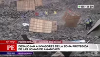 Desalojo en el Rímac. América Noticias