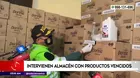 Rímac: Intervienen almacén con productos vencidos